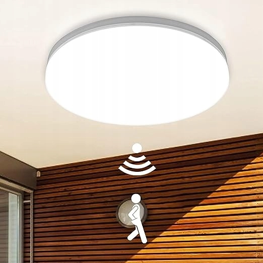 Lampa sufitowa LED z czujnikiem ruchu 24W