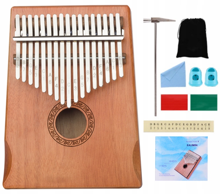 KALIMBA INSTRUMENT AFRYKAŃSKI PIANINO ZANZA MBIRA