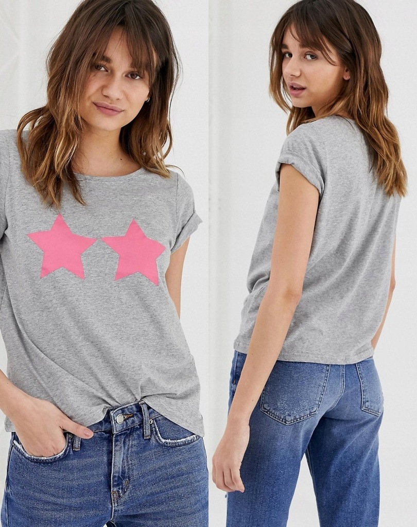 AG-5-14-17 VERO MODA T-SHIRT GWIAZDY S