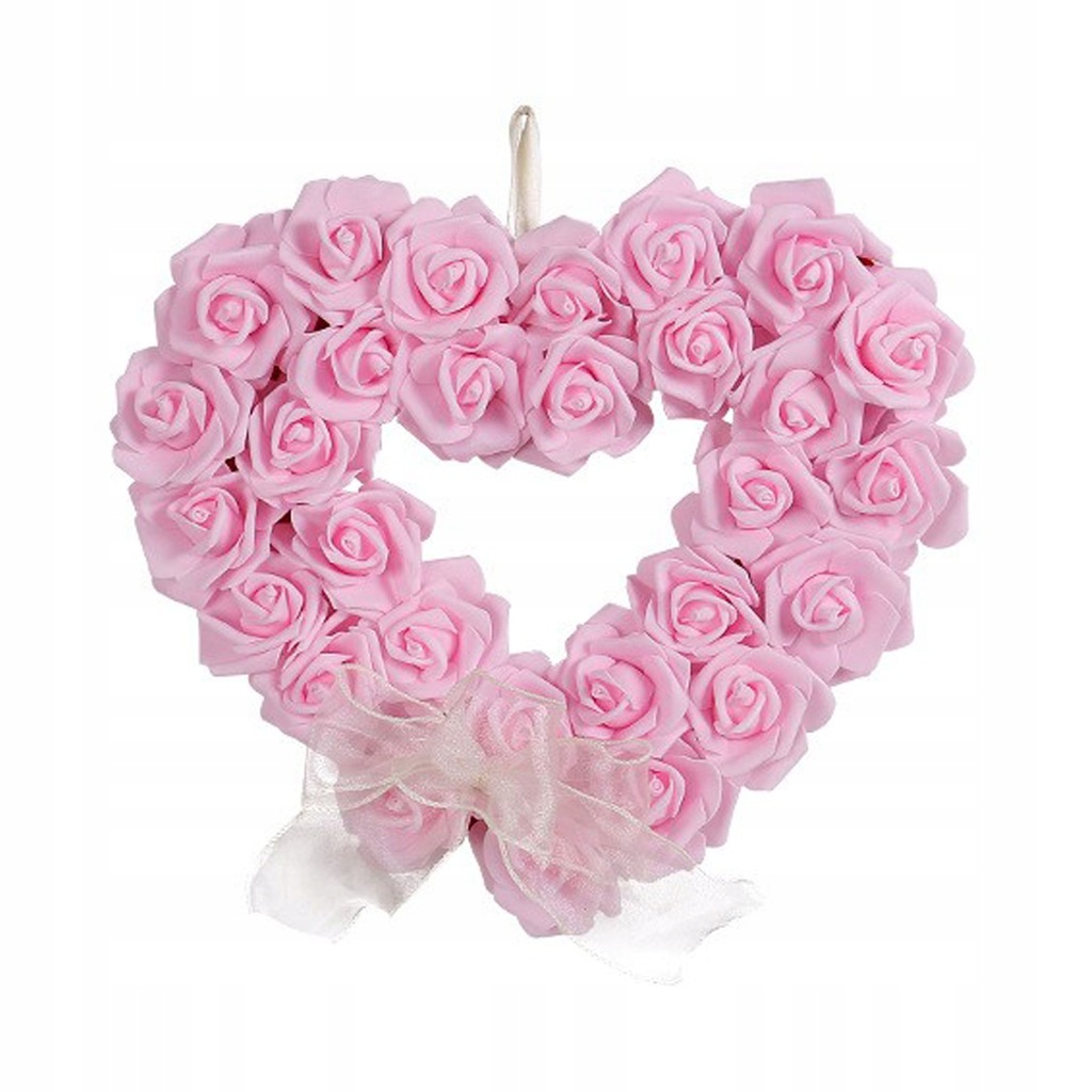 Heart Shaped Rose Artificial Garland for Wedding