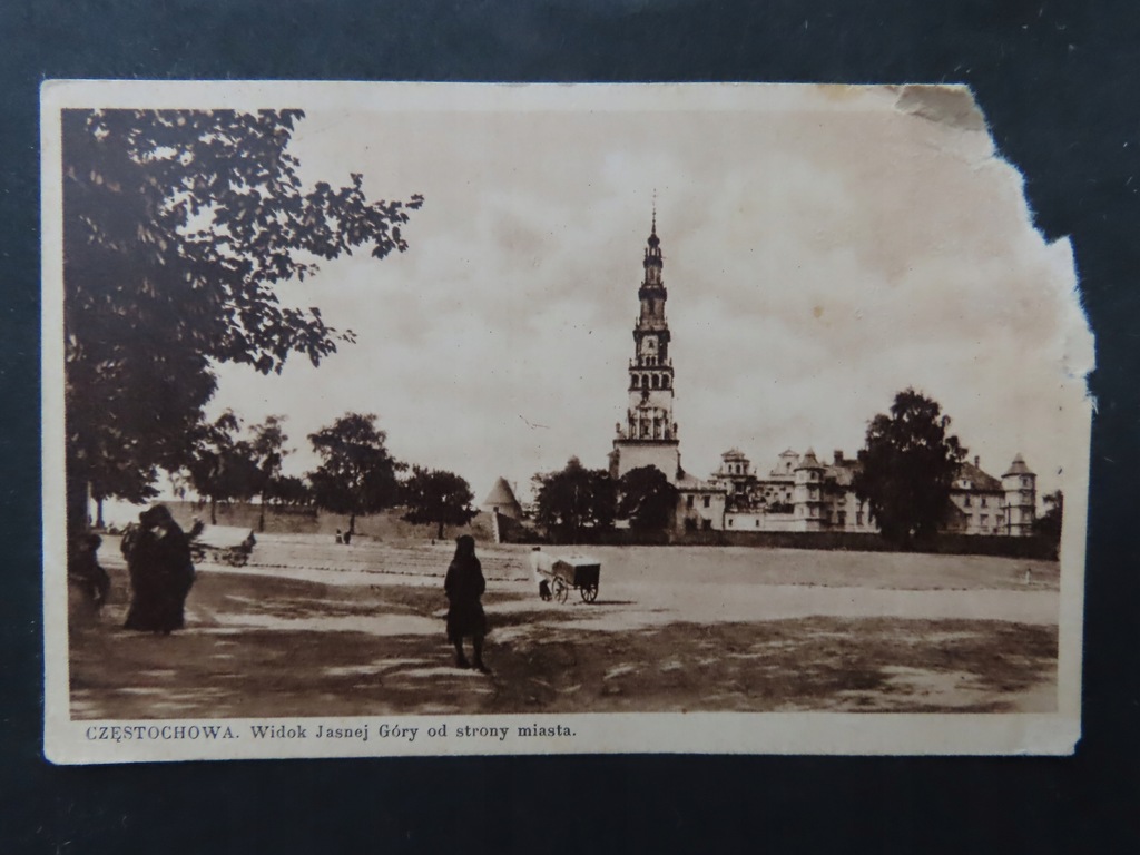 Stara pocztówka, widokówka, zdjęcie Częstochowa