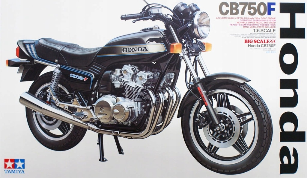 TAMIYA 16020 1:6 Motocykl Honda CB750F (dług. 38cm