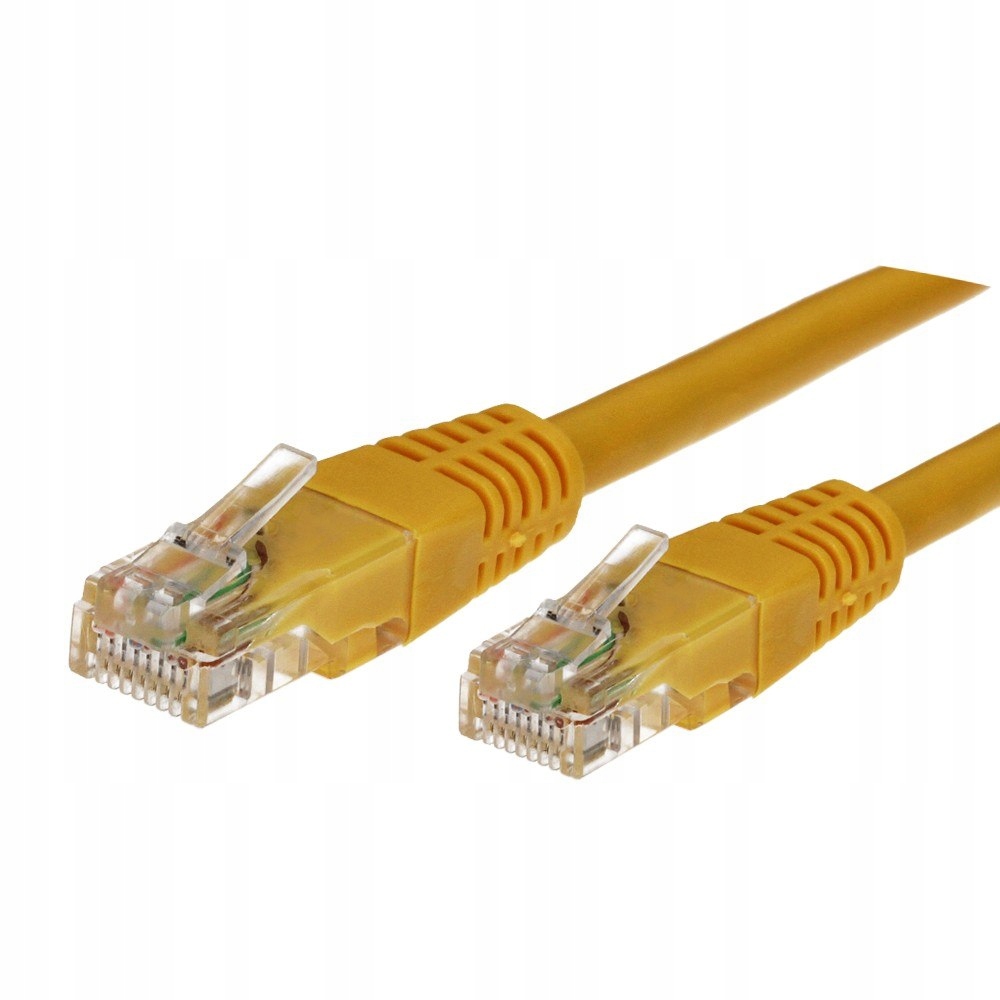 Patchcord kat.6 RJ45 UTP 0,5m. yellow TB