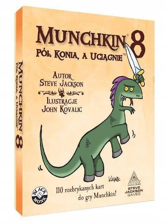 MUNCHKIN 8 PÓŁ KONIA, A UCIĄGNIE BLACK MONK