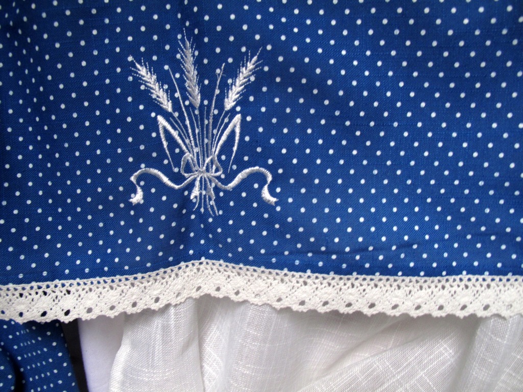 HAFTOWANE KŁOSY LAMBREKIN + ZASŁONA