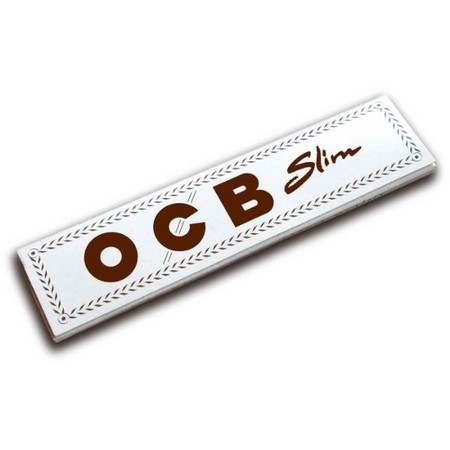 OCB WHITE Bibułki Slim białe 32szt. ocb