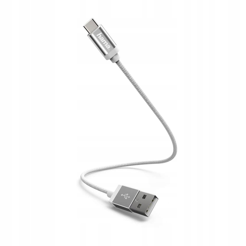 Kabel USB-C Hama 178284 0,2 m biały