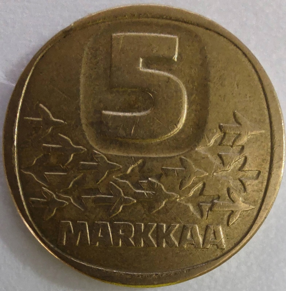 1387c - Finlandia 5 marek, 1984
