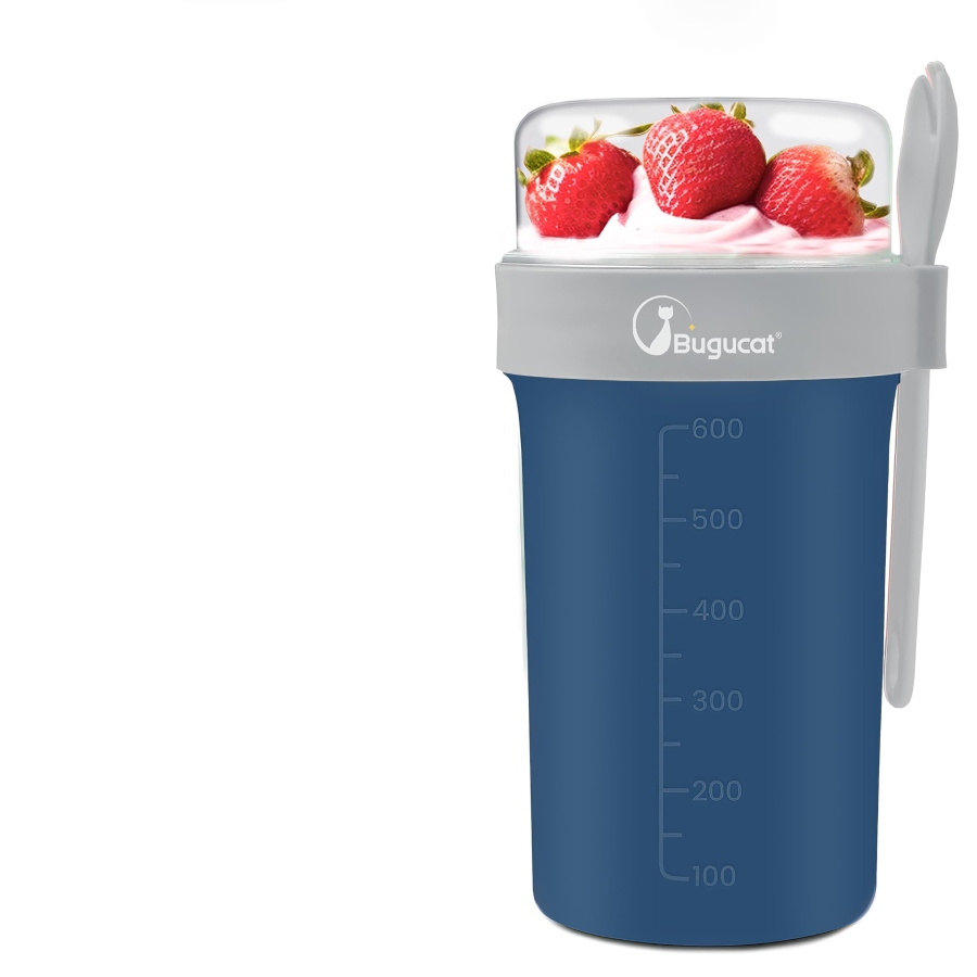 BUGUCAT KUBEK PŁATKÓW ŚNIADANIOWYCH NA WYNOS 760 ML + 230 ML