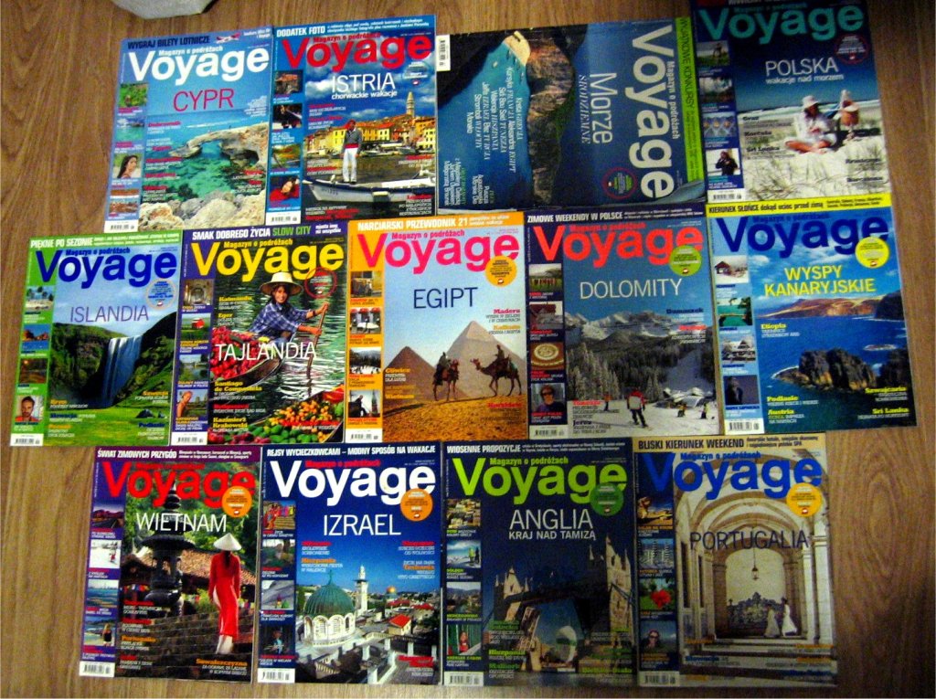 Miesięcznik Voyage 13. numerów 2009-2010