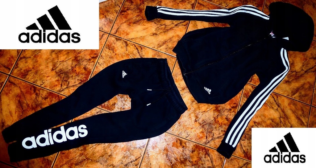 ADIDAS dres komplet ORYGINAŁ bawełniany XS NOWOŚĆ