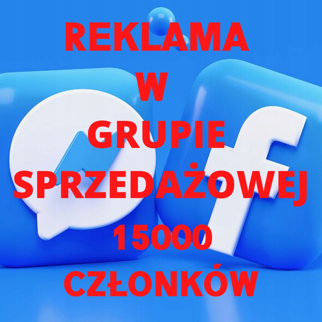 Reklama W Grupie Facebook 15000 Członków - 7 Dni