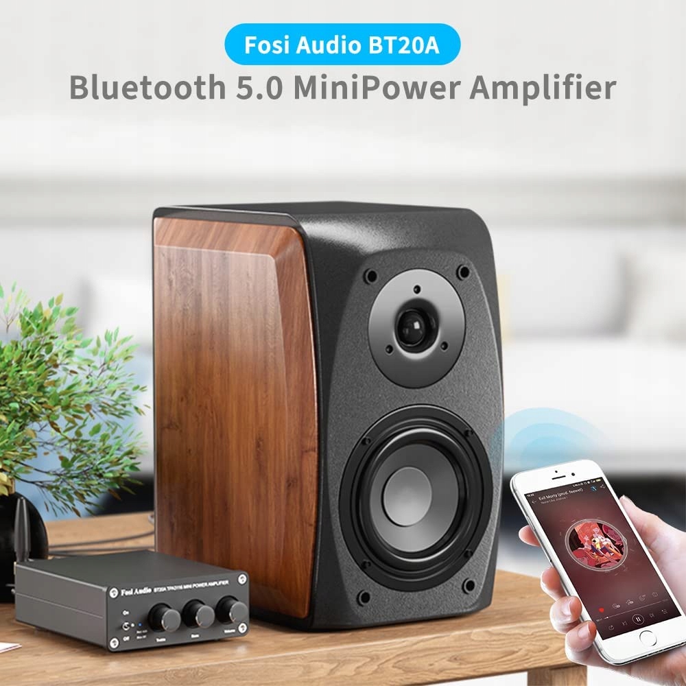 Купить Усилитель Fosi Audio BT20A Bluetooth 5.0 100 Вт x 2: отзывы, фото, характеристики в интерне-магазине Aredi.ru