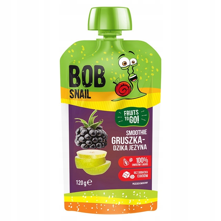 Smoothie gruszkowo-jeżynowe bez dodatku cukru Bob