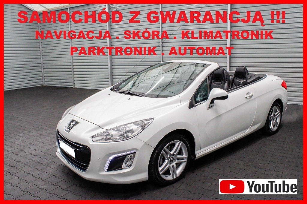 Peugeot 308 Cc Kabriolet Automat 10028980482 Oficjalne Archiwum Allegro