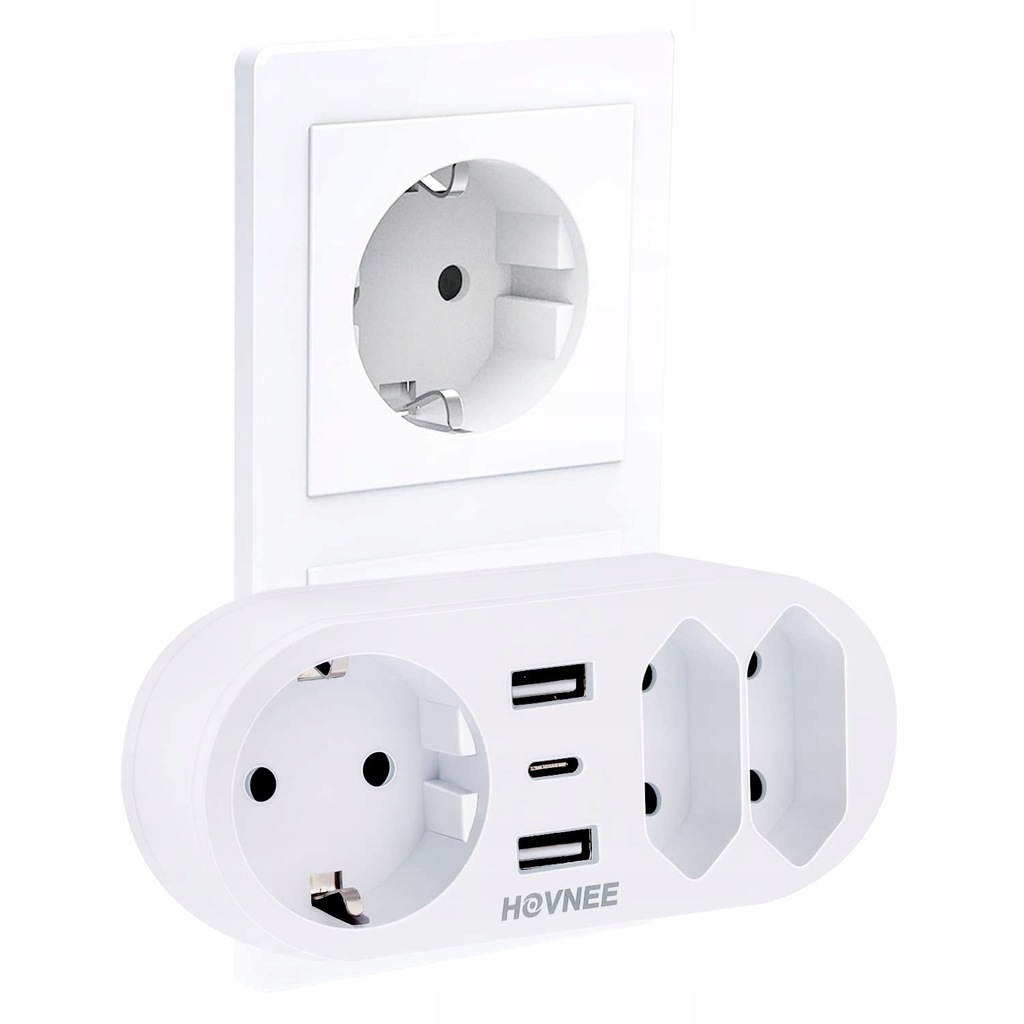 Hovnee Adapter Do Gniazdka Gniazdko USBC Biuro 6w1 12648205870