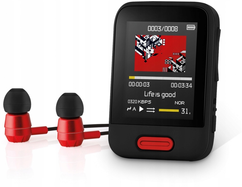 Odtwarzacz MP3 MP4 SFP 7716RD 16GB Bluetooth
