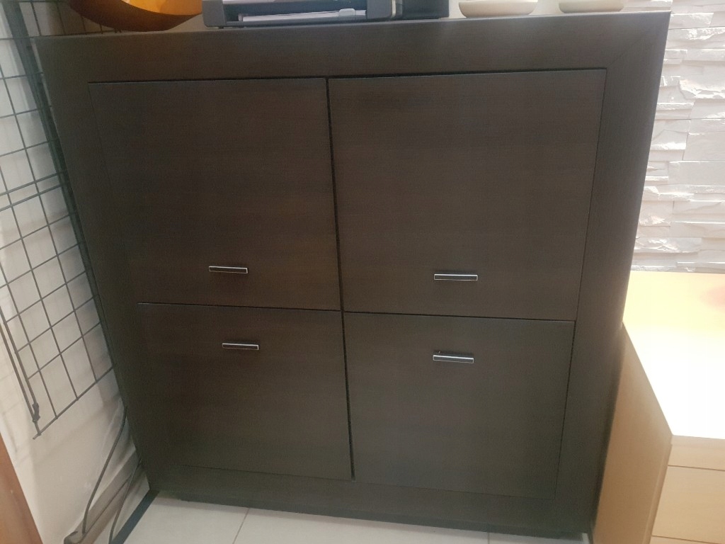 Komoda Largo Wenge, 4-drzwiowa (BRW)