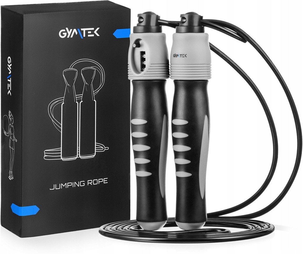 SKAKANKA Z LICZNIKIEM REGULOWANA TRENINGOWA GYMTEK