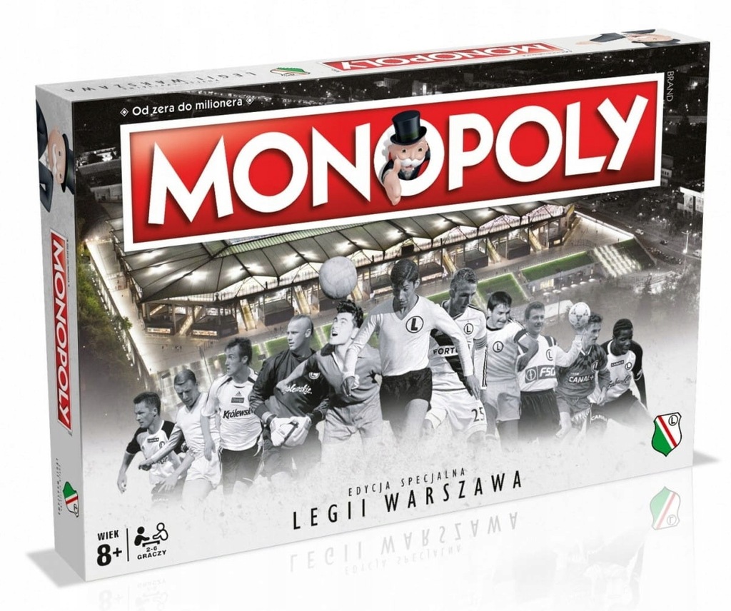Winning Moves Gra Monopoly Legia Warszawa