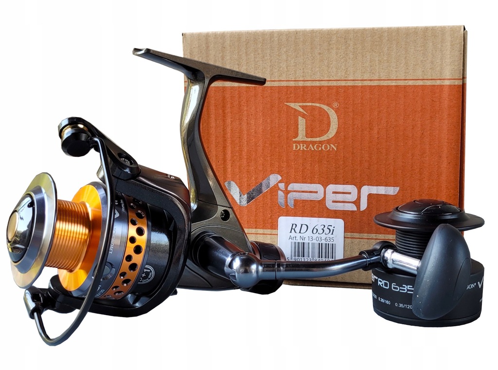 Kołowrotek Dragon Viper RD635i tylni hamulec