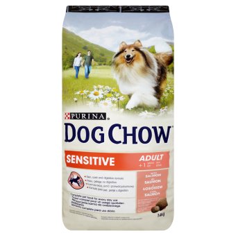 DOG CHOW Sensitive Adult - łosoś 14 kg