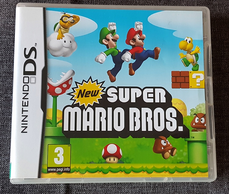 New Super Mario Bros DS 2DS 3DS komplet 3x ENG