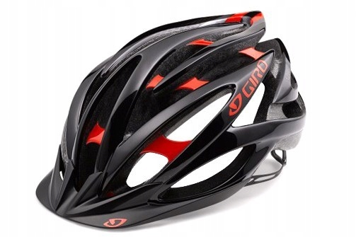 Kask GIRO Fathom Bright Red - Black 55-59 2017