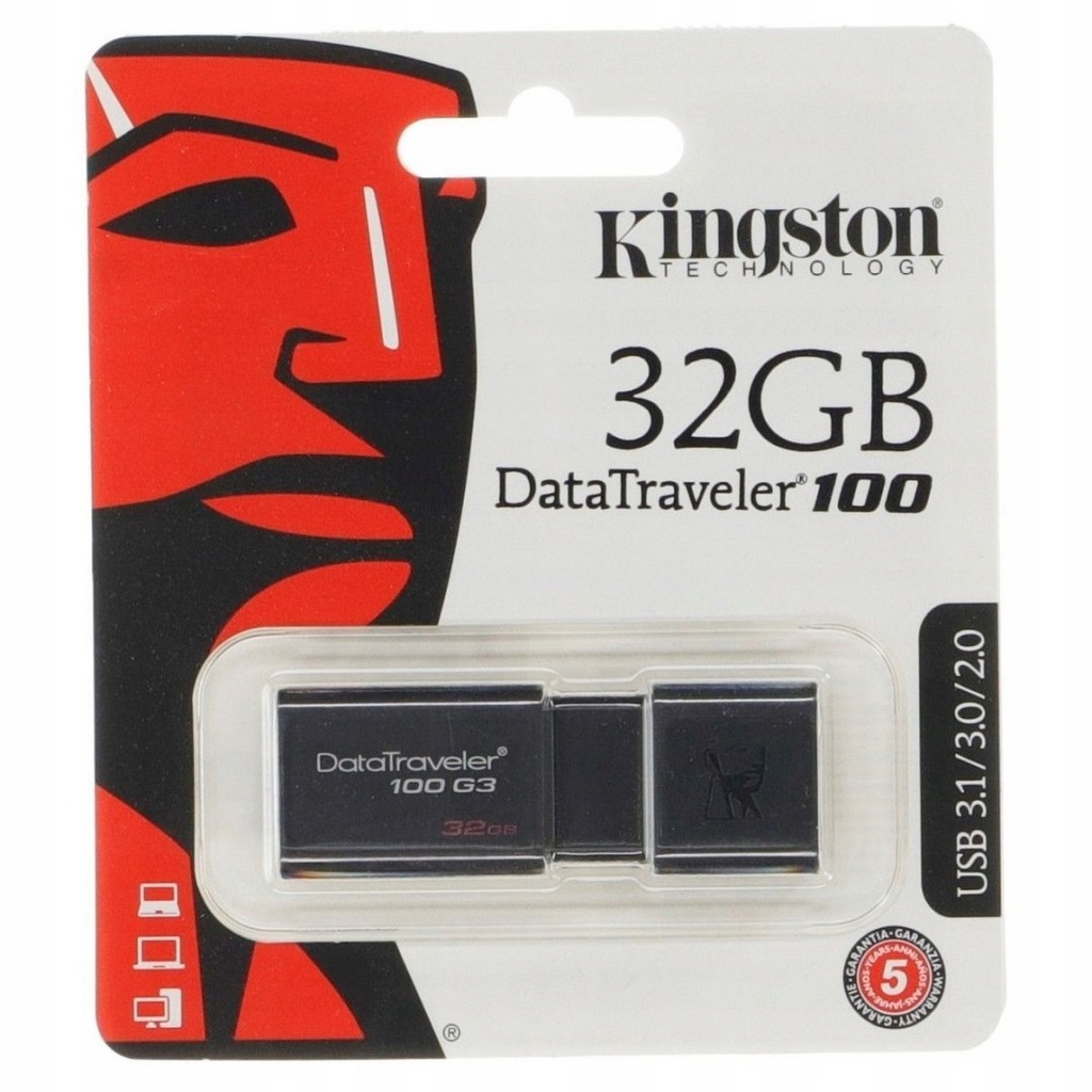 Pendrive Kingston 32 GB (DT100G3/32GB)
