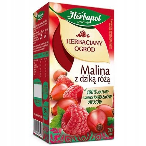 Herbata HERBAPOL owocowo-ziołowa(20 tb) Malina z D