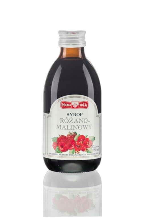 Syrop różano-malinowy 250 ml Polska Róża