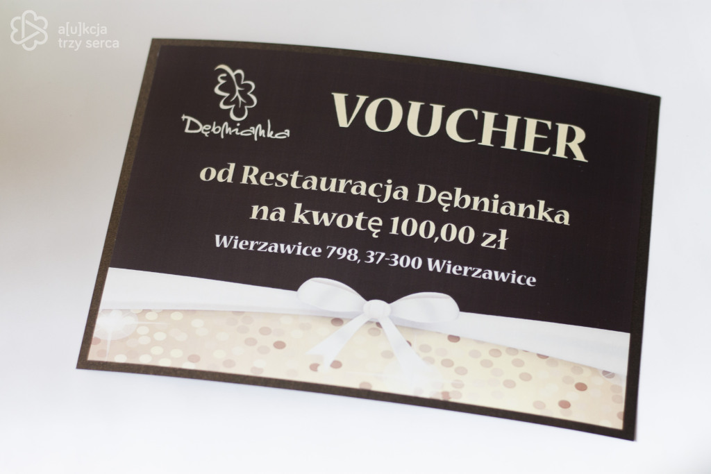 Voucher o wartości 100 zł do Restauracji Dębnianka