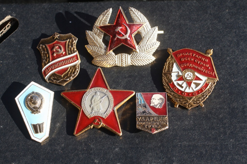#Odznaki ZSRR x 6 szt..od 9,99