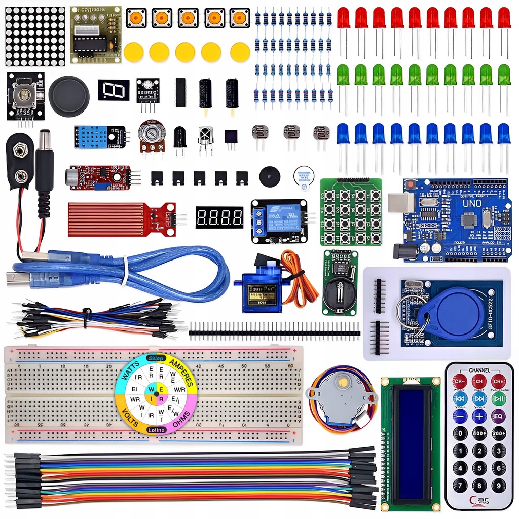 Zestaw Startowy UNO R3 RFID Advanced Kit – Nauka Elektroniki Arduino