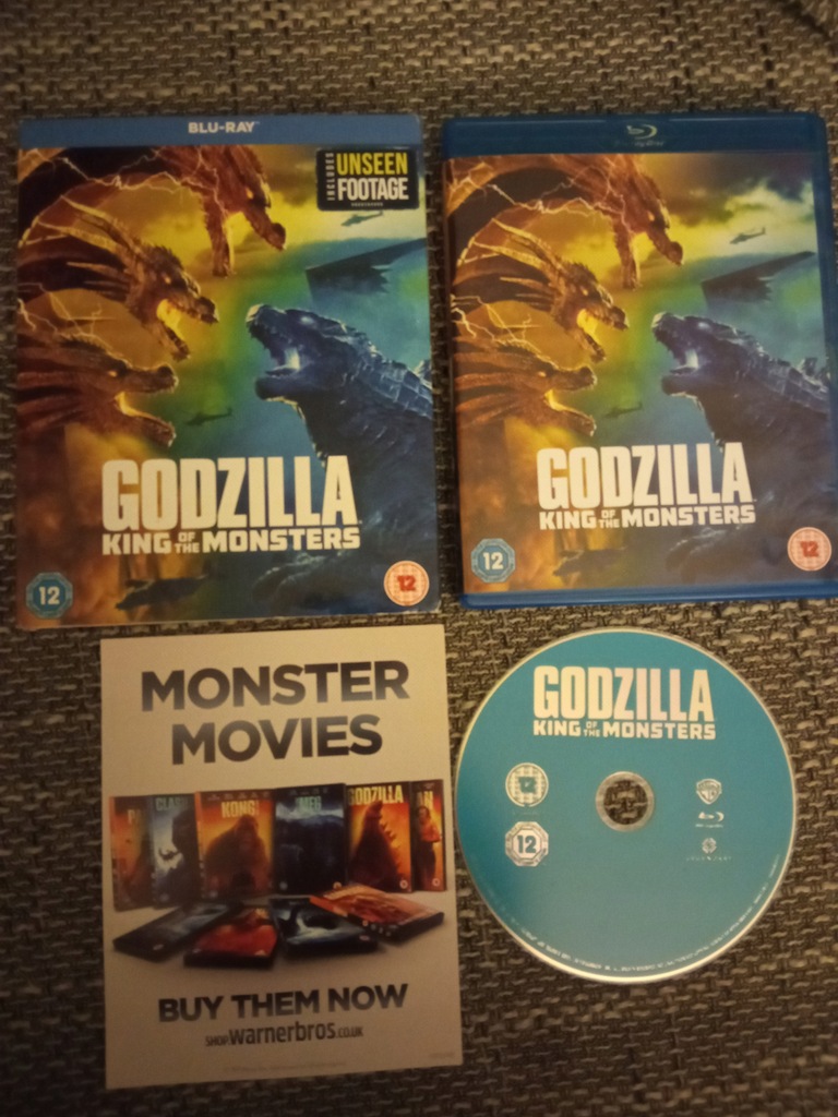 GODZILLA KING OF THE MONSTERS BLU-RAY ENG