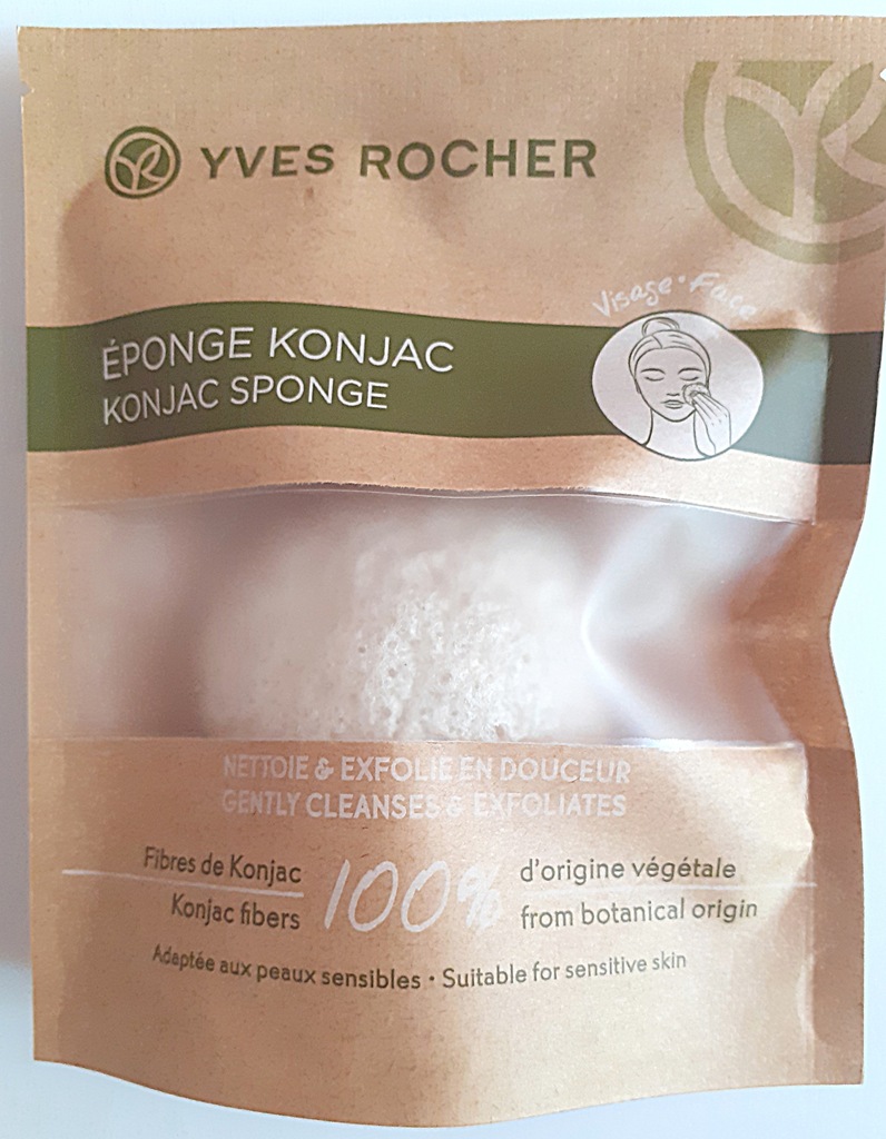 Yves Rocher Konjac Sponge gąbka do mycia twarzy 9583704073