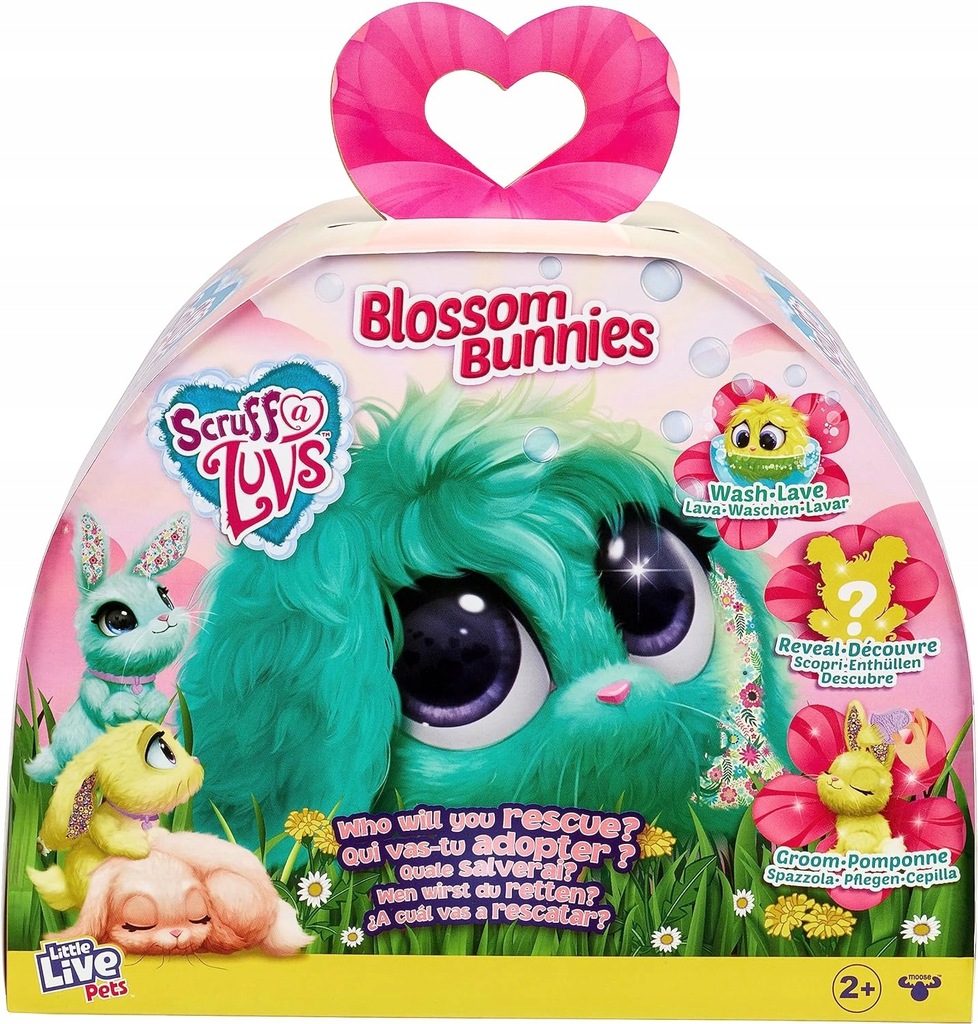 Maskotka Little Live Pets Scruff-a-Luvs Blossom Bunnies