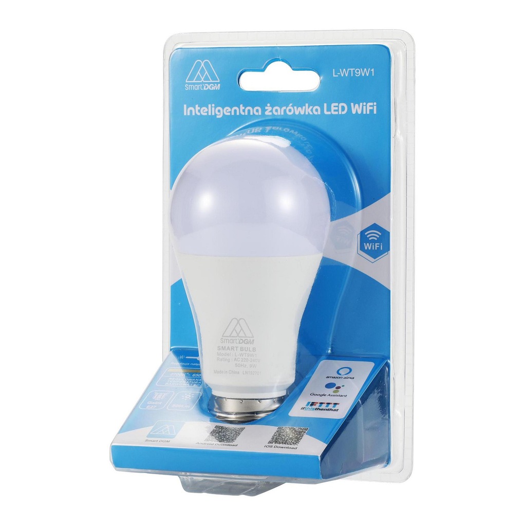 Smart DGM Żarówka Zdalnia WiFi Android iOS ALEXA