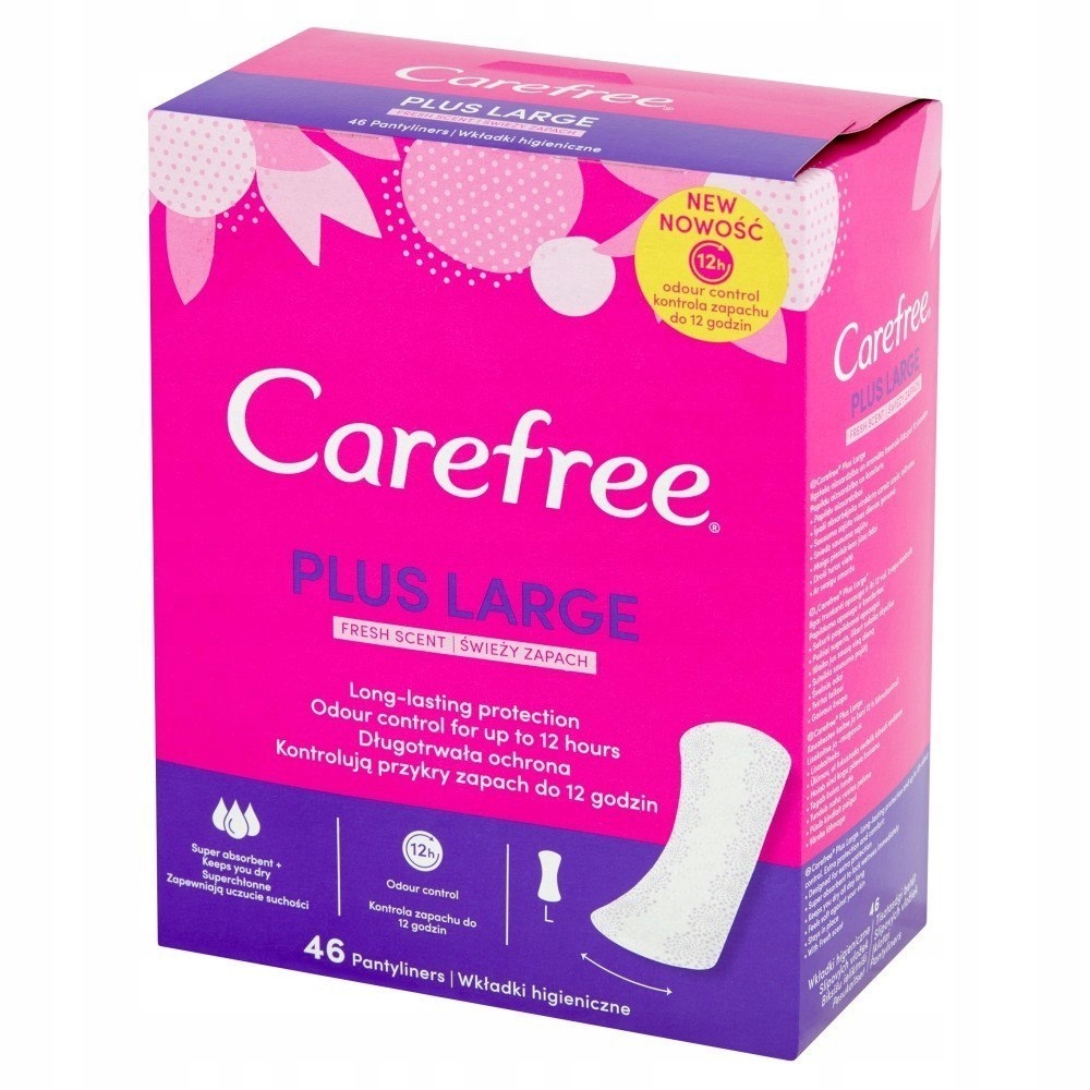 Carefree Plus Large Wkładki higieniczne Fresh Scen