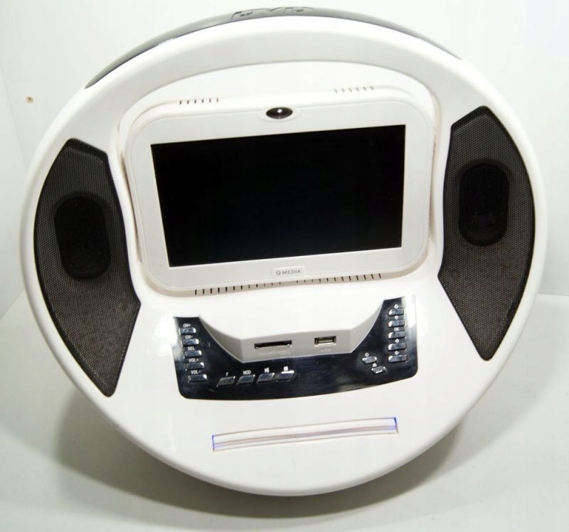 PRZENOŚNY ODTWARZACZ DVD TV Q MEDIA Z GŁOŚNIKAMI 7862709534