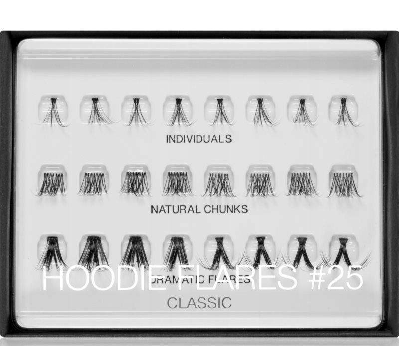 Huda Beauty Classic rzęsy do naklejania Hoodie Flares 2x3,4 cm