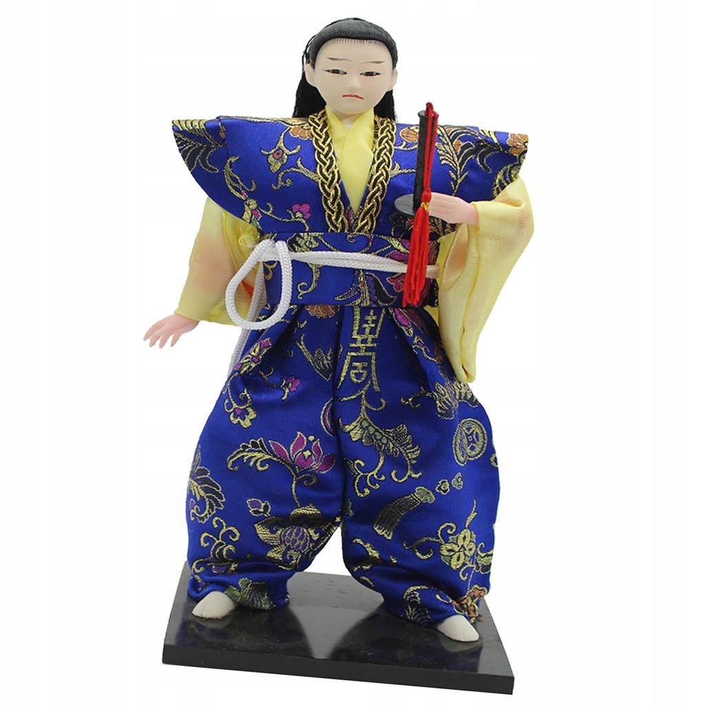 12 ''delikatny japoński samuraj Kimono lalka