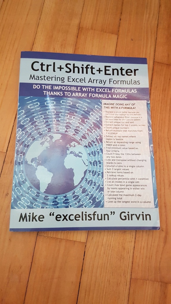 Ctrl+Shift+Enter Mike Girvin Nowa!