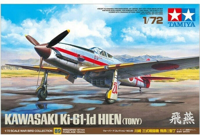 Model plastikowy Kawasaki Ki-61 Id Hien Tony