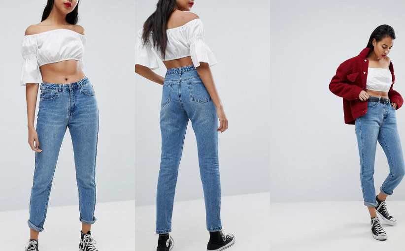 Q4E205*MISSGUIDED JEANSY DAMSKIE BOYFRIEND 42 U00