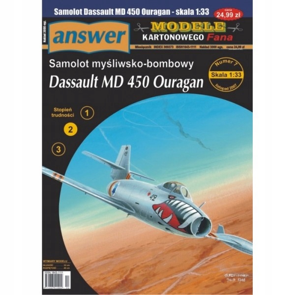 Samolot MD-450 Ouragan, Answer 1/33