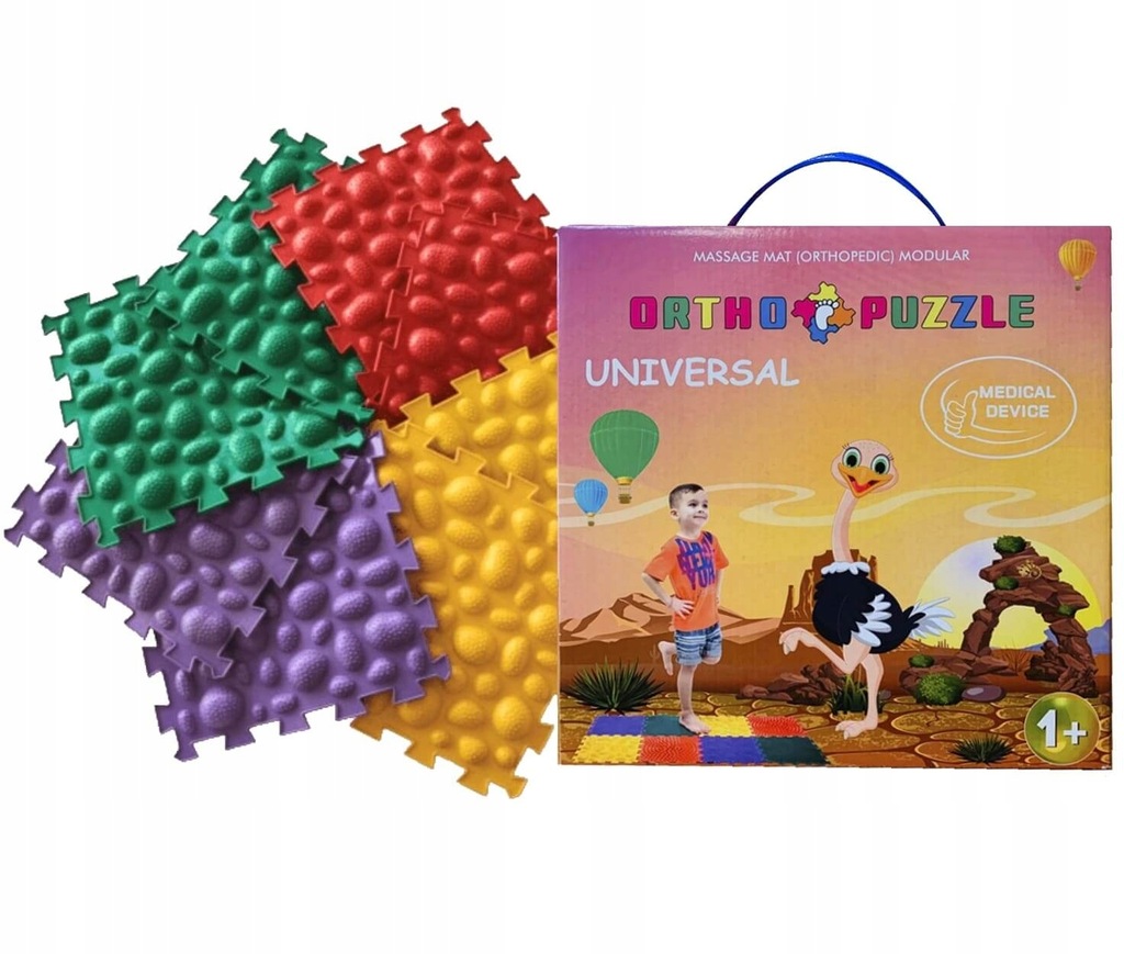 ORTHO PUZZLE Mata ortopedyczna sensoryczna Kamyki