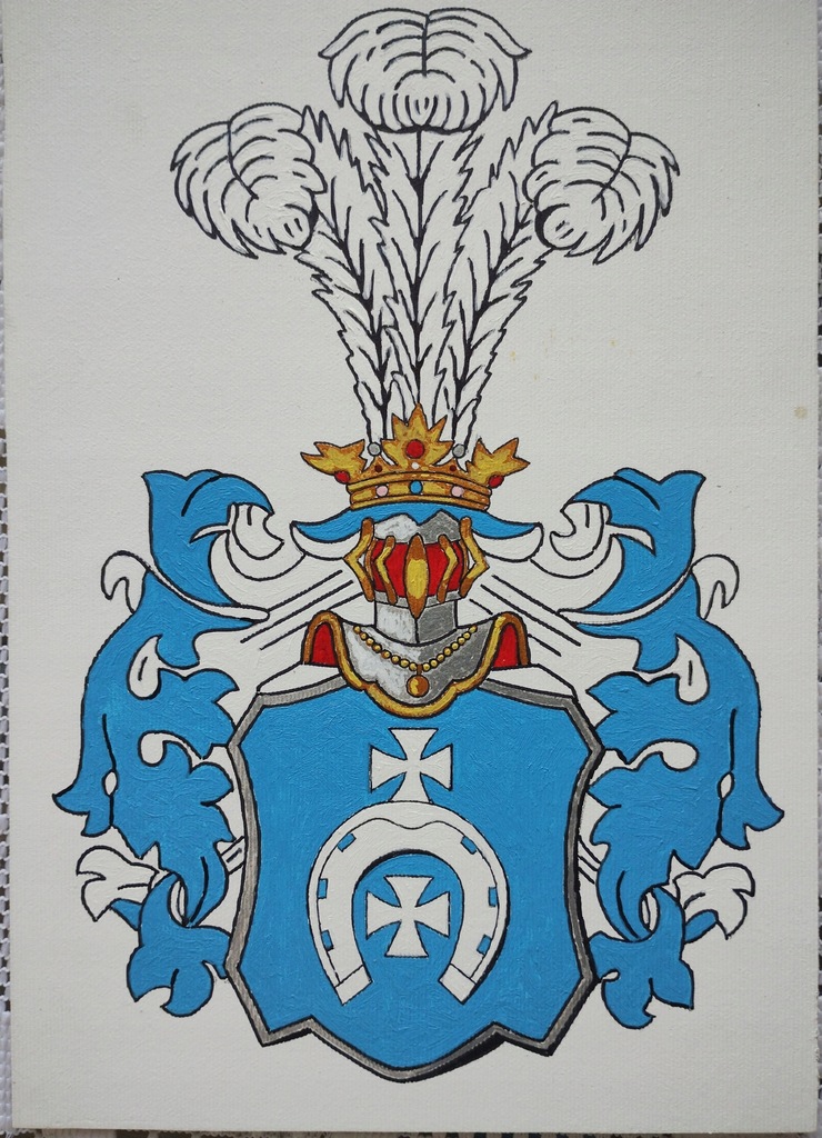 Herb szlachecki Lubicz 21 x 30 cm ( wzór ) 13082483582 oficjalne