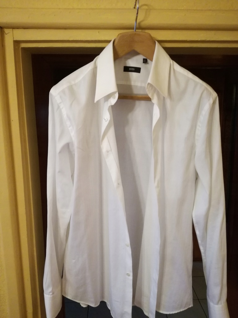 Koszula Hugo Boss 44 17,5 biała jak nowa