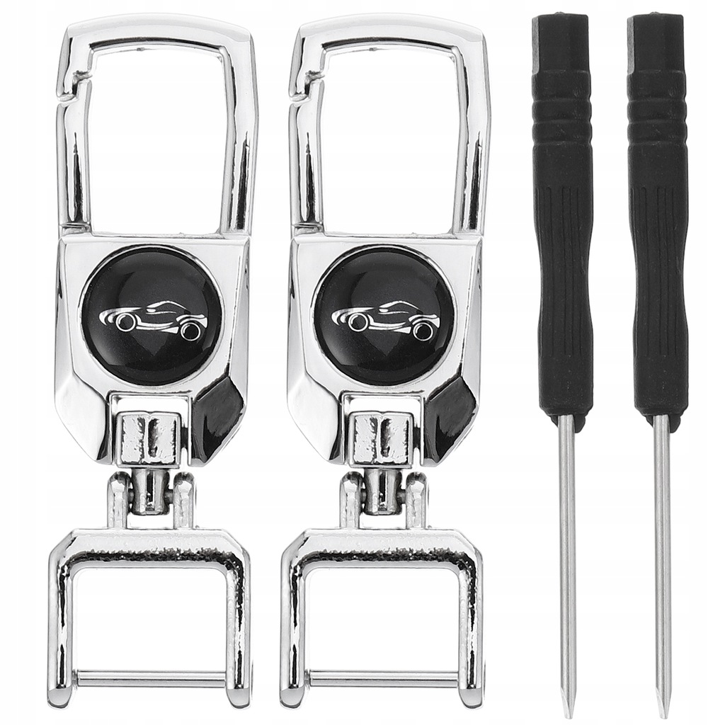 2 sztuk samochodów Logo brelok trwałe przenośne